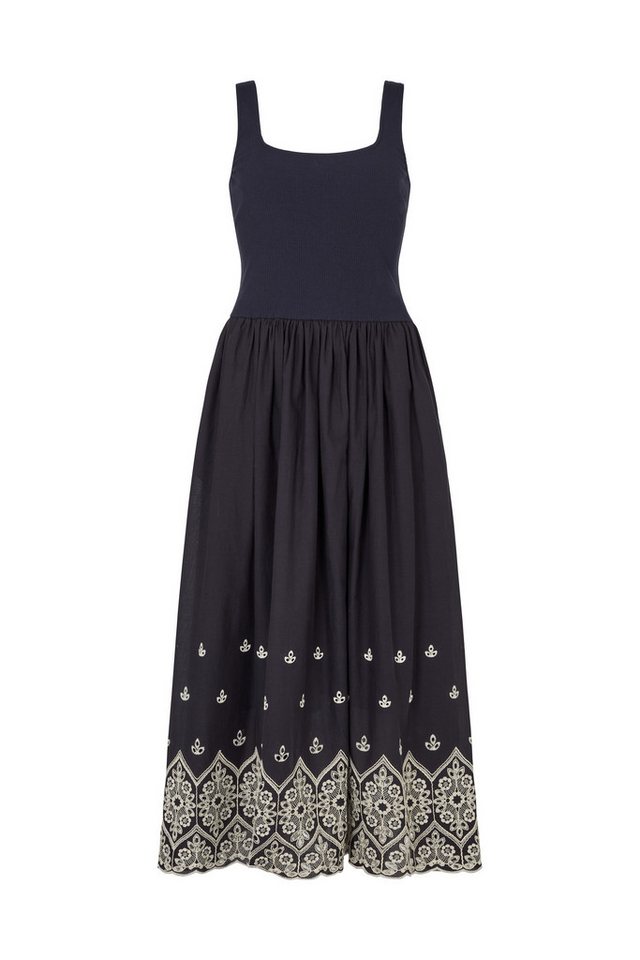 Lily and Lionel Midikleid Cora Sleeveless Jersey Bodice Embroidered Midi Dress Damen von Lily and Lionel