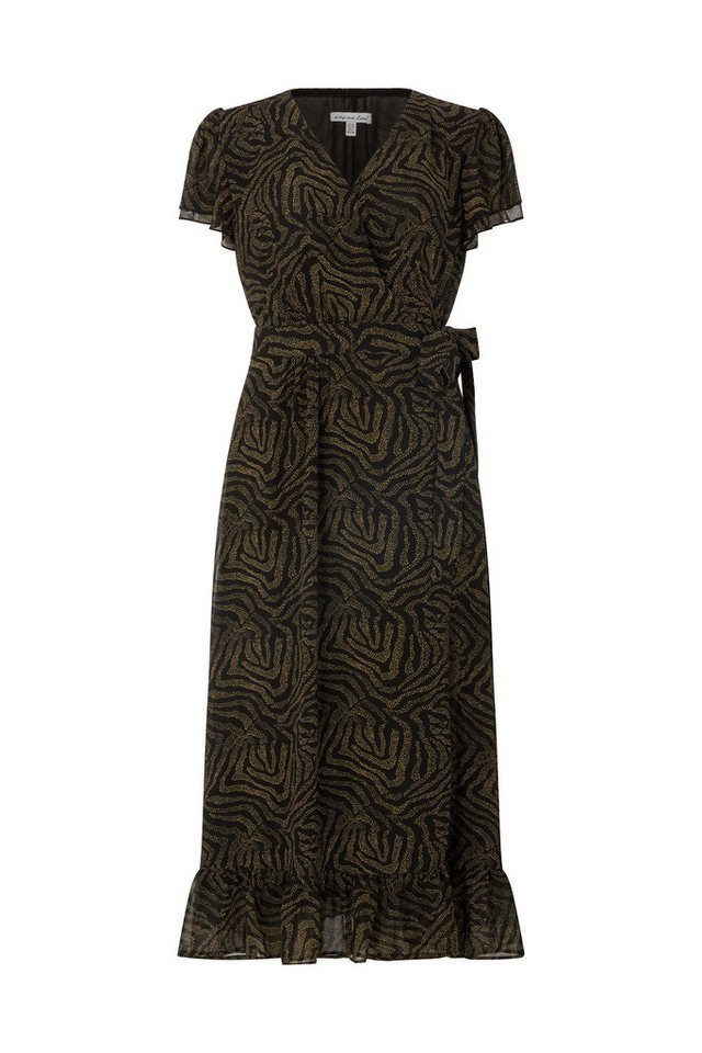 Lily and Lionel Midikleid Devina Ruffle Detail Zebra Print Maxi Dress Damen von Lily and Lionel