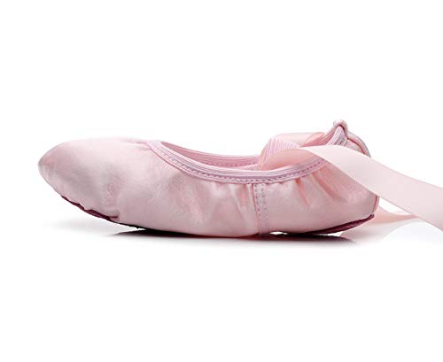 Lily's Locker -Ballettschuhe Ballettschläppchen Rosa für Mädchen Kinder und Erwachsene(27, Rose) von Lily's Locker