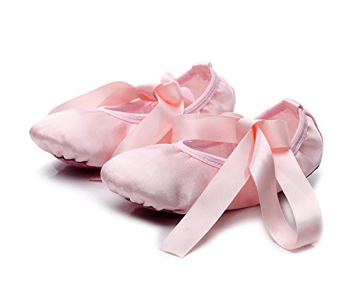 Lily's Locker -Ballettschuhe Ballettschläppchen Rosa für Mädchen Kinder und Erwachsene (31, Rose) von Lily's Locker