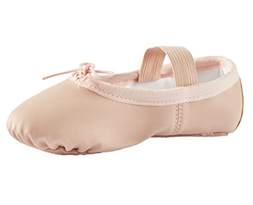 Lily's Locker- Ballettschuhe Mädchen aus Leder Ballettschläppchen Ganze Ledersohle für Kinder und Erwachsene (Beige, 23 EU) von Lily's Locker