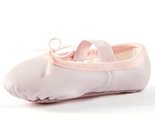 Lily's Locker- Ballettschuhe Mädchen aus Leder Ballettschläppchen Ganze Ledersohle für Kinder und Erwachsene (Rosa, 23 EU) von Lily's Locker