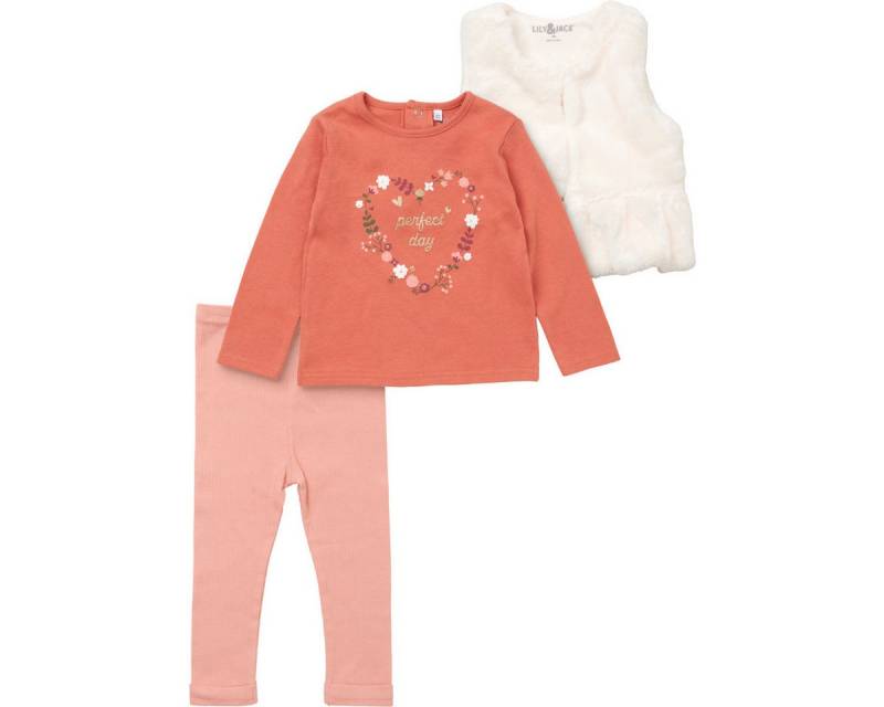 Lily & Jack Body Herz Mädchen (3-tlg) Geschenkset, Erstausstattungsset, Babyerstausstattung, Baby Outfit von Lily & Jack