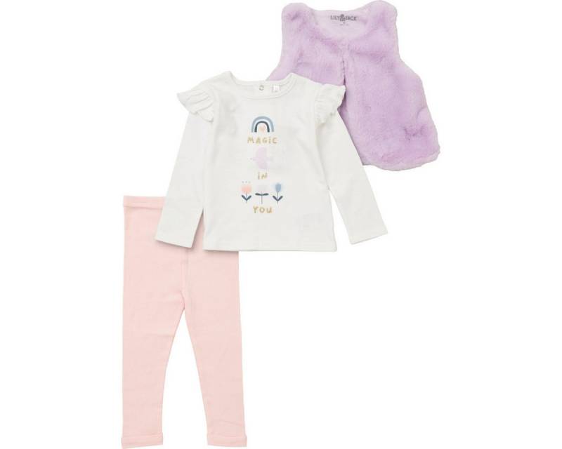 Lily & Jack Body Regenbogen Mädchen (3-tlg) Geschenkset, Erstausstattungsset, Babyerstausstattung, Baby Outfit von Lily & Jack