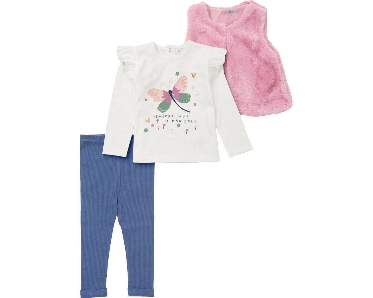Lily & Jack Body Schmetterling Mädchen (3-tlg) Geschenkset, Erstausstattungsset, Babyerstausstattung, Baby Outfit von Lily & Jack