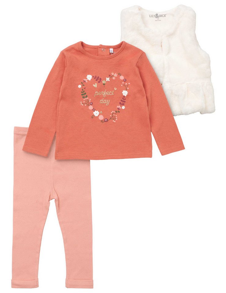 Lily & Jack Leggings Set Herz Floral (1-tlg) von Lily & Jack