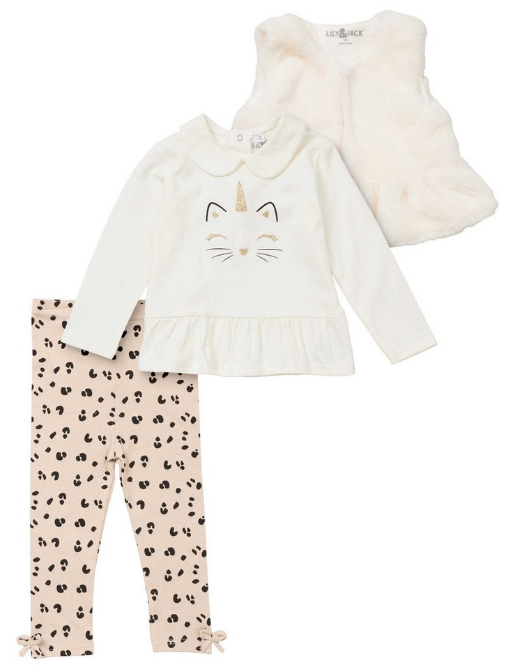 Lily & Jack Leggings Set Katze Rüschen, Schleife, Pfoten (1-tlg) von Lily & Jack