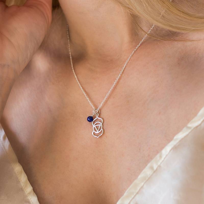 Drittes Auge Halskette Aus Silber - Ajna Chakra Drittes Auge Halskette Aus Silber - Ajna Chakra von LilyMoJewellery