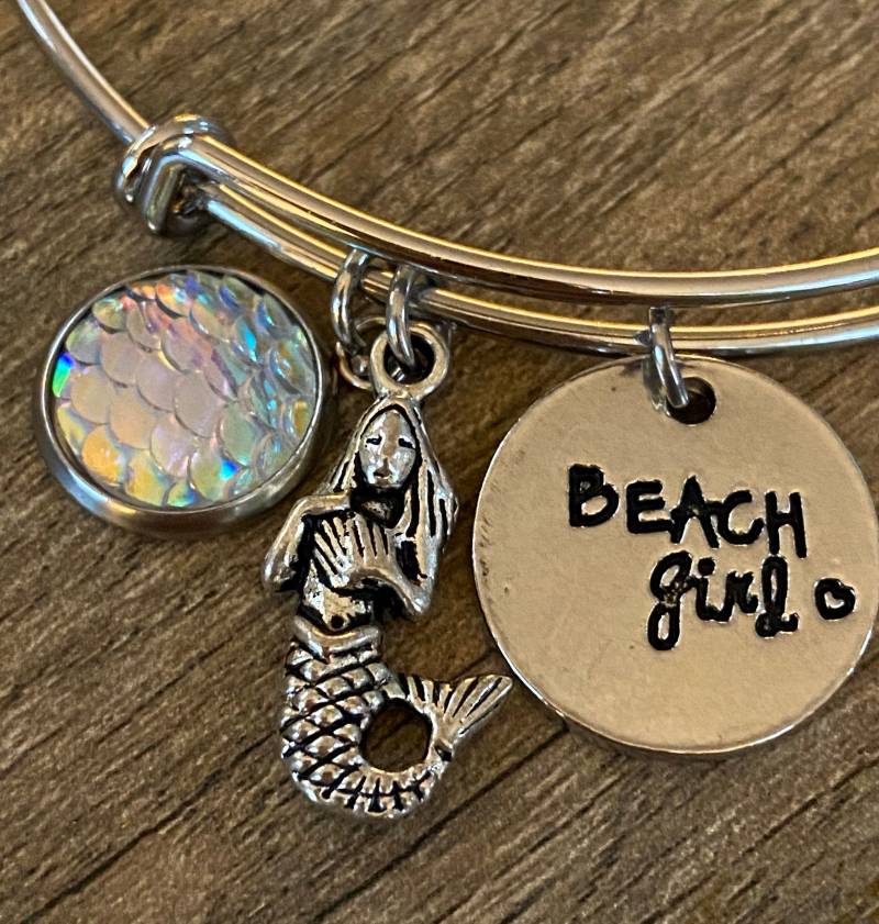 strandarmband; Ozean Schmuck; Meerjungfrau Armband; Anhänger von LilyPepperLove