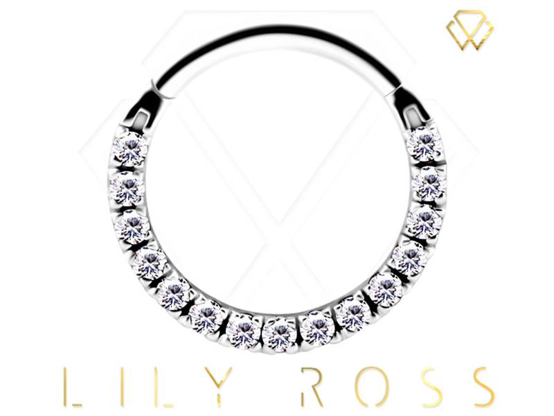 Wunderschönes Daith Piercing Clicker, Septum Ring Set Mit Swarovski Cz ..316L Chirurgenstahl 16G - 6, 7 Oder 8 Mm von LilyRossJewelry