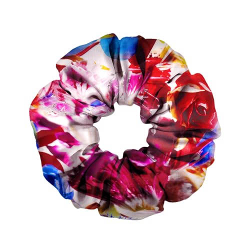 LILYSILK 100% Seide Haarringe Damen Pferdeschwanzhalter Haarband aus Seide, Seide Haargummis Verpackung MEHRWEG(Zinnien-Gelb) von LilySilk