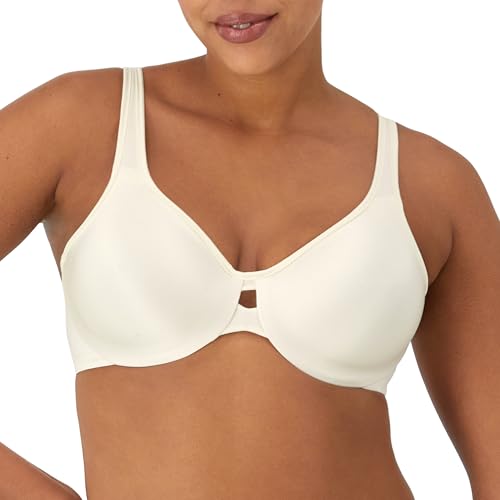 Maidenform Damen Minimizer BH Plunge Into Comfort Keyhole Lilyette, Beige - Blanc cassé (Ivoire), 85D (Herstellergröße: 38D) von Lilyette