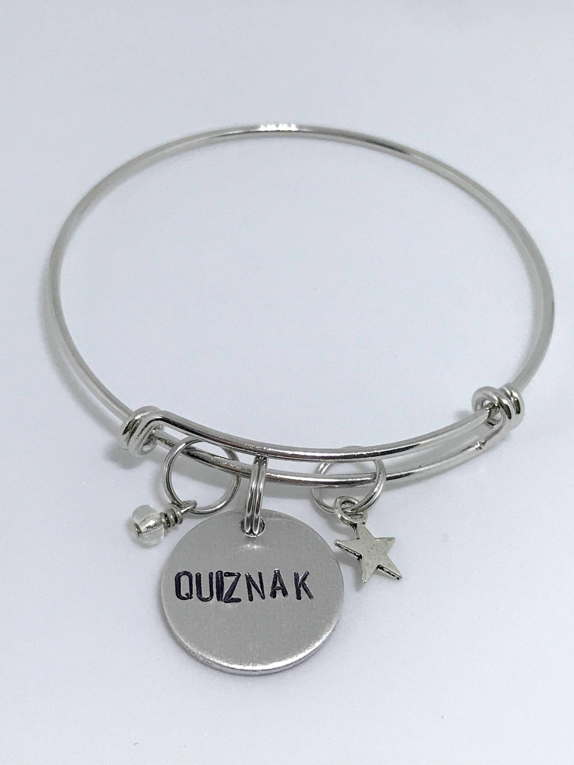 Voltron Legendäre Verteidiger Coran Inspiriert Handgestempelt Armreif - "Quiznak" von LilyfieldCreationsCo