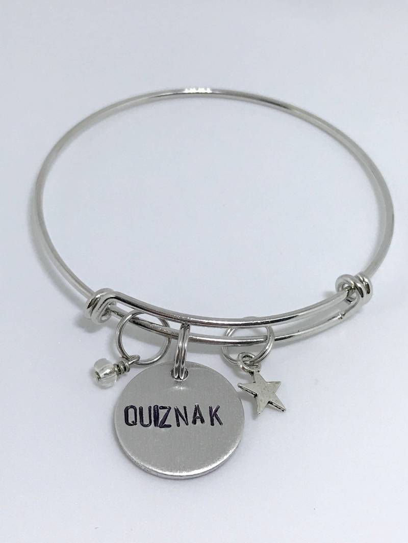 Voltron Legendäre Verteidiger Coran Inspiriert Handgestempelt Armreif - "Quiznak" von LilyfieldCreationsCo