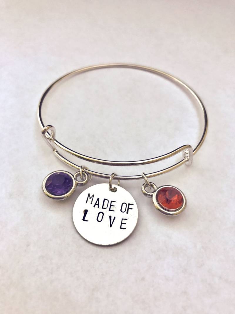 steven Universe Granat Inspiriert Armreif - "Made Of Love" von LilyfieldCreationsCo