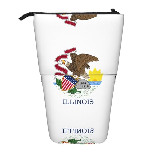LimPac Illinois Teleskop-Federmäppchen, Stand-Up-Schreibwaren-Tasche, einziehbarer Stifthalter mit Reißverschluss LimPac Illinois Teleskop-Federmäppchen, Stand-Up-Schreibwaren-Tasche, einziehbarer Stifthalter mit Reißverschluss von LimPac
