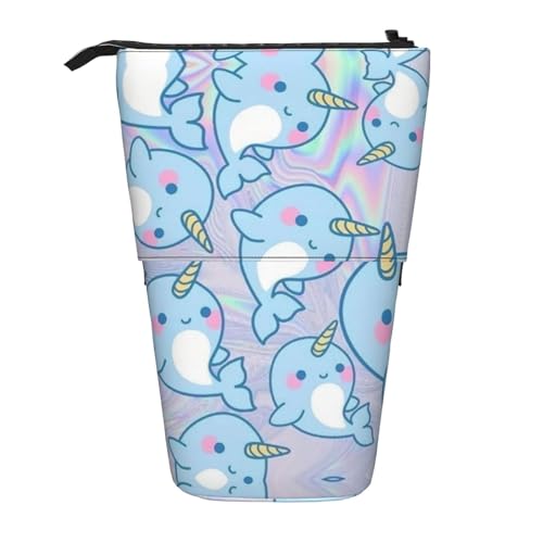 LimPac Teleskop-Federmäppchen mit niedlichem Fisch-Druck, aufstellbare Schreibwarentasche, einziehbarer Stifthalter mit Reißverschluss LimPac Teleskop-Federmäppchen mit niedlichem Fisch-Druck, aufstellbare Schreibwarentasche, einziehbarer Stifthalter mit Reißverschluss von LimPac