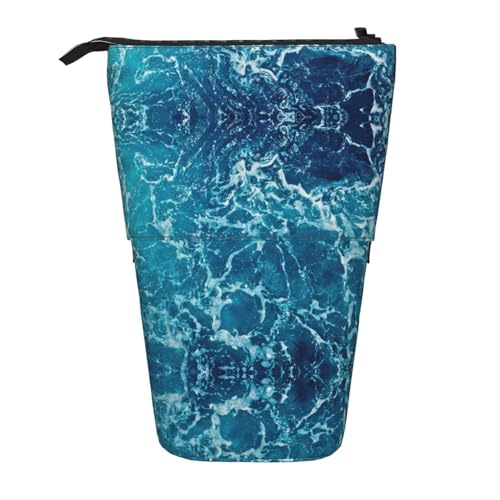 LimPac Tropischer Ozean, Teleskop-Federmäppchen, PA-Zubehörtasche, niedlicher Büro-Make-up-Organizer, Schwarz , Einheitsgröße, Art Eeco von LimPac