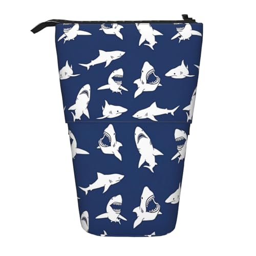 LimPac Verschiedene Meeresfisch-Designs, Teleskop-Federmäppchen, Federmäppchen, PA-Zubehörtasche, niedlicher Büro-Make-up-Organizer, Schwarz , Einheitsgröße, Art Eeco von LimPac