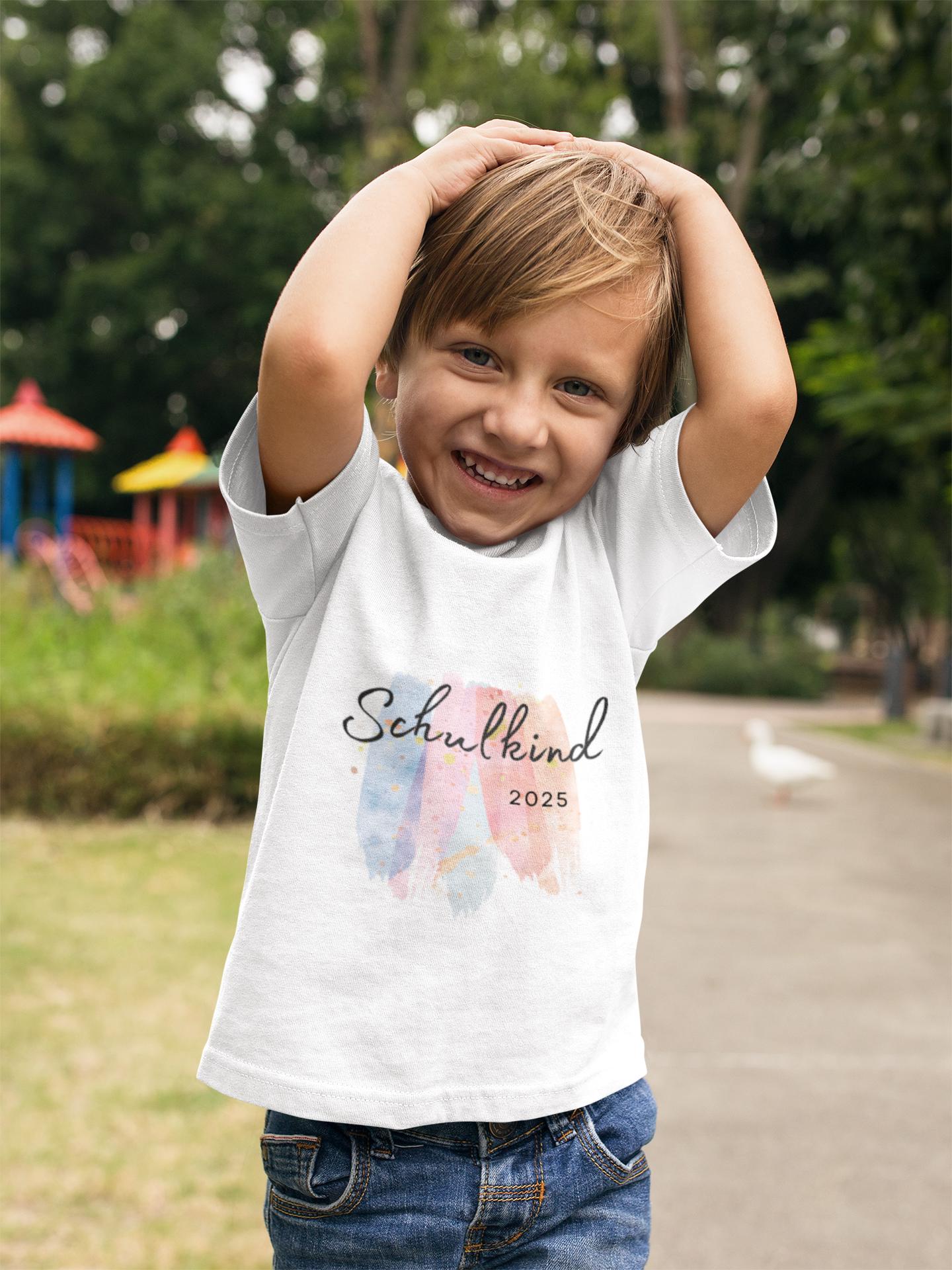 Schulkind 2025 T-Shirt Kinder | Einschulung Shirt Mädchen & Jungen Buntes Streifen Design Geschenk Zur 1. Schultag Outfit Schulkind 2025 T-Shirt Kinder | Einschulung Shirt Mädchen & Jungen Buntes Streifen Design Geschenk Zur 1. Schultag Outfit von LimaHomedesigns