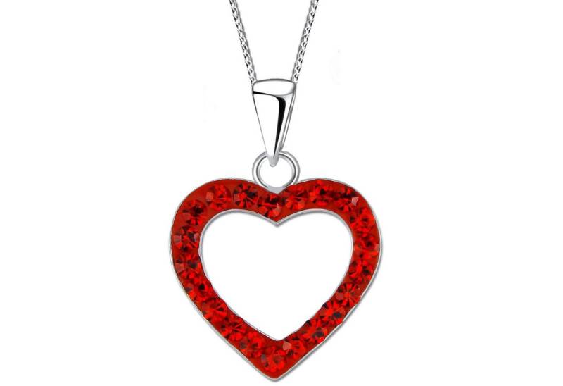 Limana Herzkette Damen Mädchen 925 Silber Kette mit Herz Anhänger (inkl. Geschenkdose), 40cm + 5 cm Geschenk für Freundin Frau Kinder von Limana