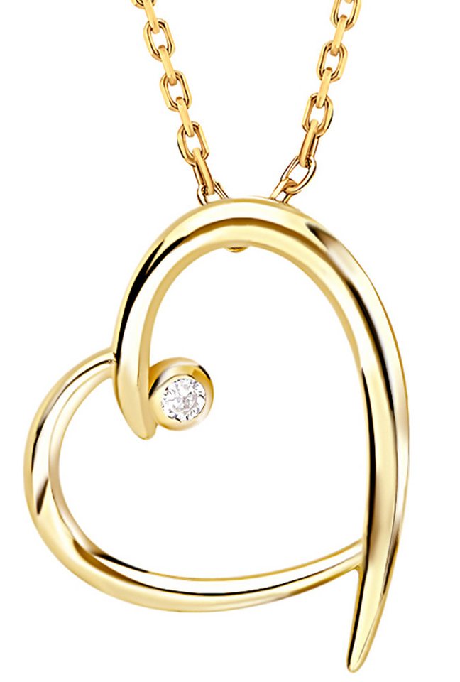 Limana Herzkette Halskette Damen Silber 925 gold Kette mit Herz-Anhänger Frauen (Geschenkset Damenkette Weihnachten Muttertag Set, Geschenke für Valentinstag Ehefrau Freundin), Geburtstag Sie Hochzeitstag Schmuck Liebesgeschenk Liebesbeweis von Limana