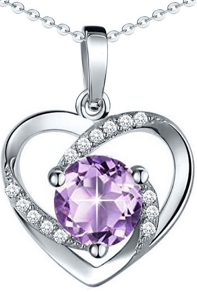 Limana Herzkette Kette mit Herz Anhänger 925 Silber Frauenkette Damenkette Silberkette (inkl. Geschenkdose Halskette Herzanhänger), Liebesgeschenk Liebe Geschenk für Sie Frauen Damen Freundin Mutter Oma von Limana
