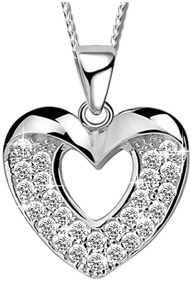 Limana Herzkette 925 Sterling Silber Herz Anhänger mit Kette, ich liebe dich Geschenk für Ehefrau Frauen Freundin Damen von Limana