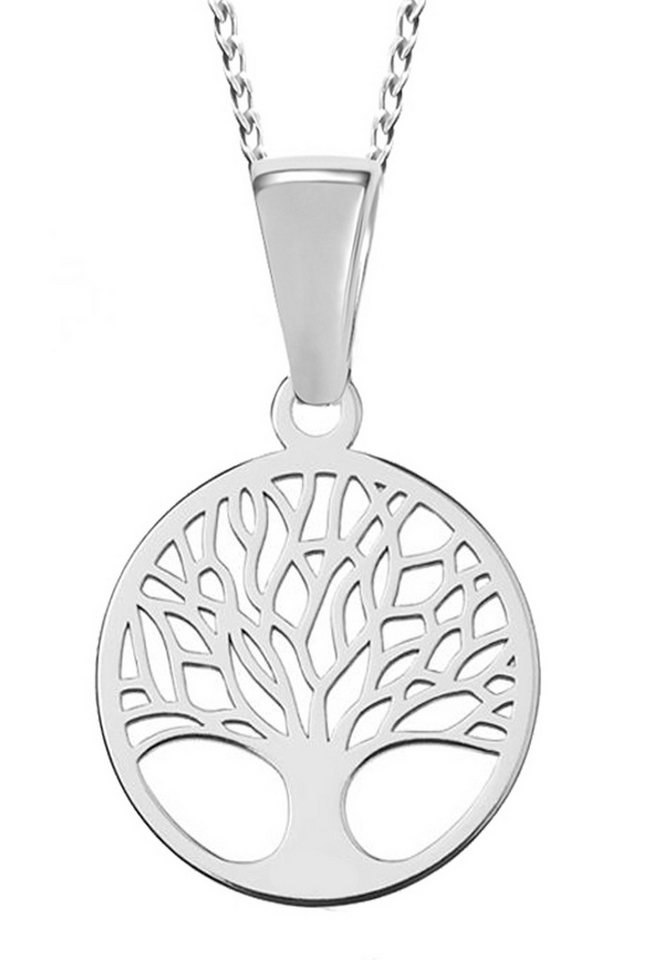 Limana Kette mit Anhänger Damen Lebensbaum 925 Silber Baum des Lebens, K996o+45cm von Limana