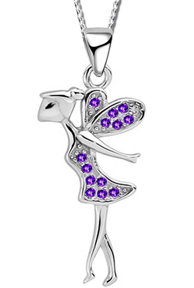 Limana Kette mit Anhänger Kinder Mädchen 925 Silber Engel Fee Kinderkette Kinderschmuck, Kinderkette Engelkette Kinderschmuck Schutzengel von Limana