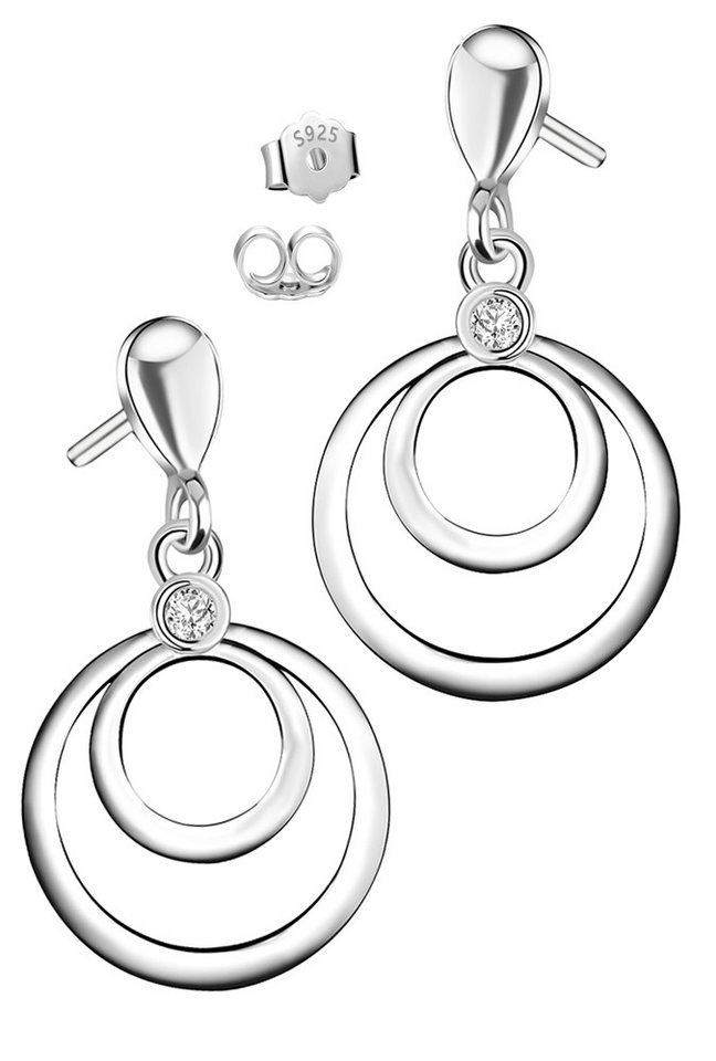 Limana Paar Ohrhänger 925 Sterling Silber runde hängende Ohrringe Ohrstecker für jeden Tag (Schmuck Silberschmuck, inkl. Schmuckbox Muttertag Weihnachten Geburtstag), Weihnachtsgeschenk Geschenk für Frauen Damen Ehefrau Freundin Mutter von Limana