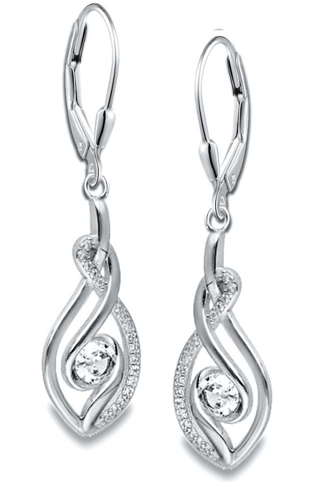 Limana Paar Ohrhänger Hängende Ohrringe 925 Silber Frauen Damen Brisur Unendlichkeit (inkl. Schmuckbox), Geschenk Ostern Muttertag Weihnachten Geburtstag Schmuck für jeden Tag von Limana