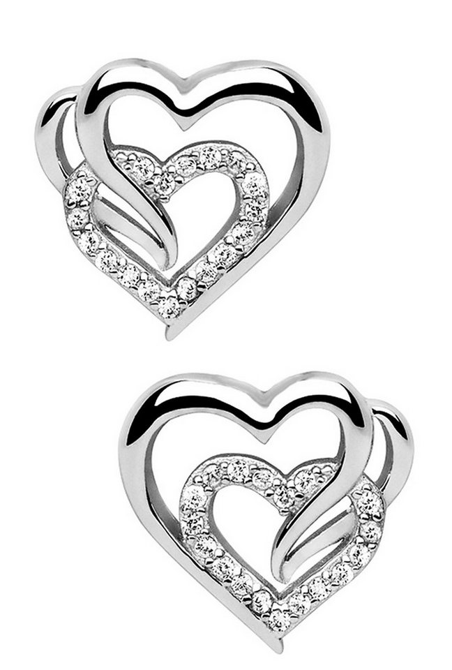 Limana Paar Ohrstecker Herz Ohrringe 925 Sterling Silber Herzohrringe für jeden Tag (inkl. Geschenkdose), Liebesgeschenk Liebe Geschenk für Frauen Damen Freundin Ehefrau Oma von Limana