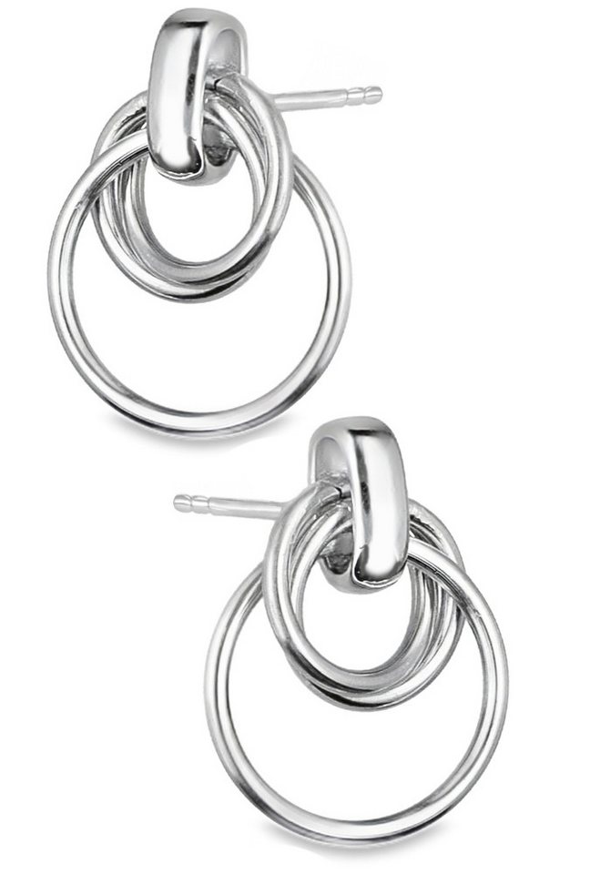 Limana Paar Ohrstecker runde Ohrhänger hängende Ohrringe 925 Sterling Silber Damen Frauen (inkl. Schmuckbox), Geschenk zu Weihnachten Ostern Muttertag Nikolaus Geburtstag von Limana