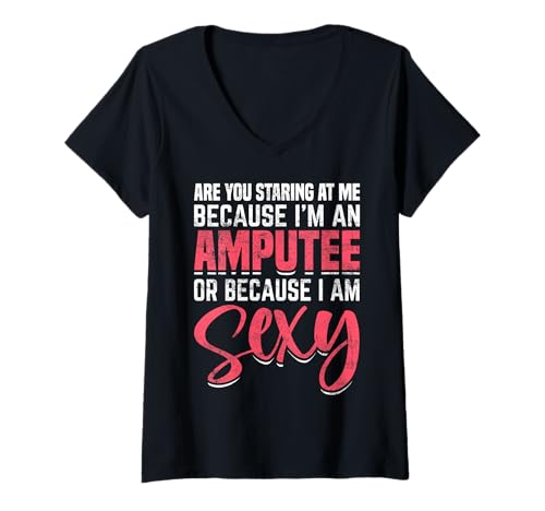 Damen Lustiger Amputierter Gliedmaßenverlust und Gliedmaßenunterschied Bewusstsein T-Shirt mit V-Ausschnitt Damen Lustiger Amputierter Gliedmaßenverlust und Gliedmaßenunterschied Bewusstsein T-Shirt mit V-Ausschnitt von Limb Loss Awareness Tees