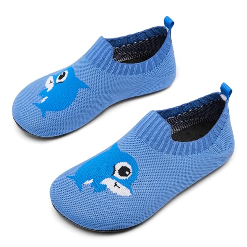 Limberun Hausschuhe Kinder Junge Pantoffeln Jungen Slippers Mädchen lauflernschuhe mädchen baby pantoffeln Shark 22/23 von Limberun