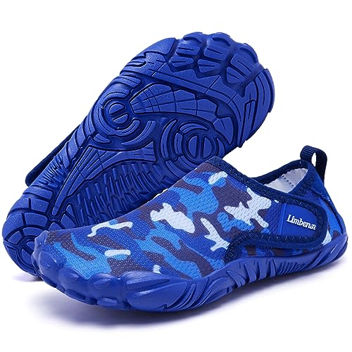 Limberun Wasserschuhe Jungen barfußschuhe mädchen Badeschuhe Kleinkind barfußschuhe Blau 37 von Limberun