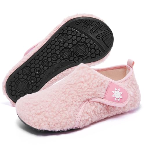 Limberun Kinder Hausschuhe Kleinkind hausschuhe jungen leichtes Gewicht pantoffeln madchen rosa 36-37 von Limberun