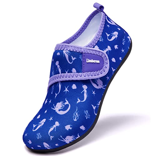 Limberun Wasserschuhe Kinder Badeschuhe Kinder wassersocken Kinder neoprenschuhe Kinder mädchen Jungen Meerjungfrau Meerjungfrau 200 von Limberun