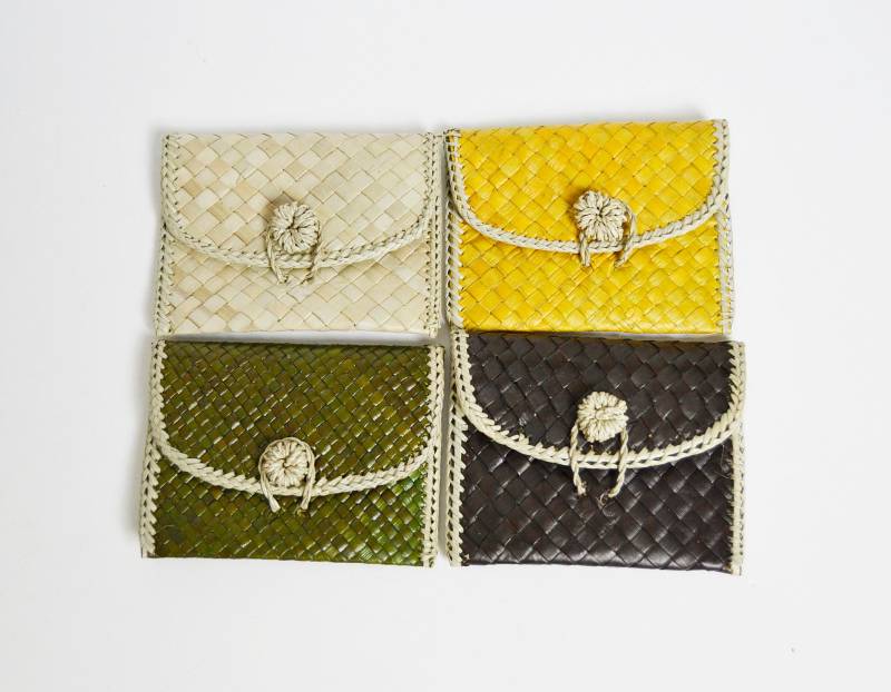 Handgemachte Stroh Tasche Geldbörse Umweltfreundliche Kleine Umschlag Clutch von Limbhad