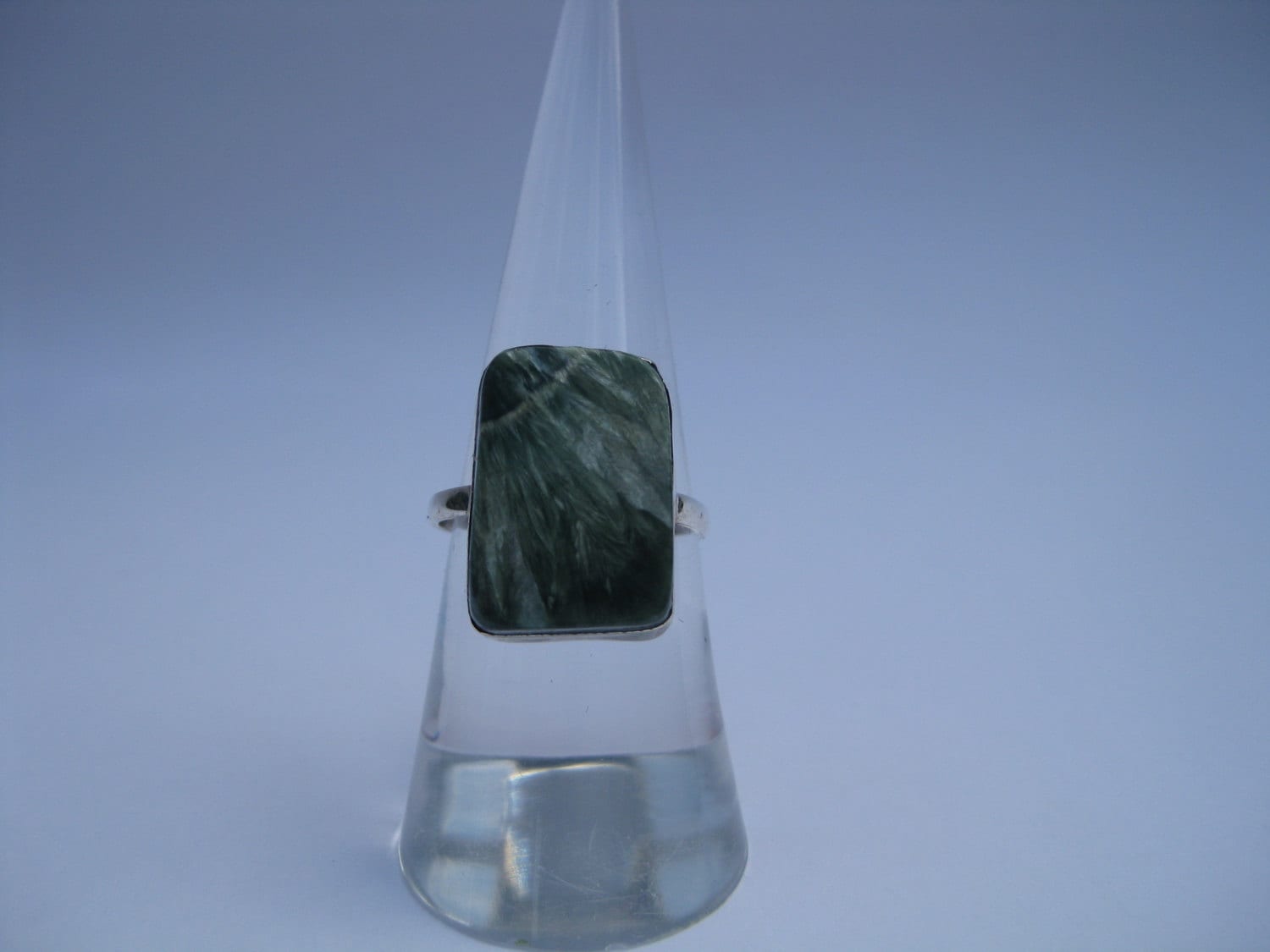 Seraphinite Sterling Silber Ring Seraphinite Sterling Silber Ring von LimeMilkJewellery