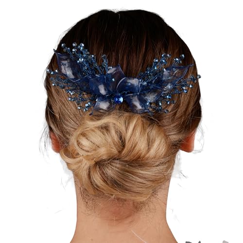 Limelia Blattförmiges Damen-Stirnband, Hochzeits-Haar-Accessoire für Bräute, Weiß von Limelia Wedding & Accessories