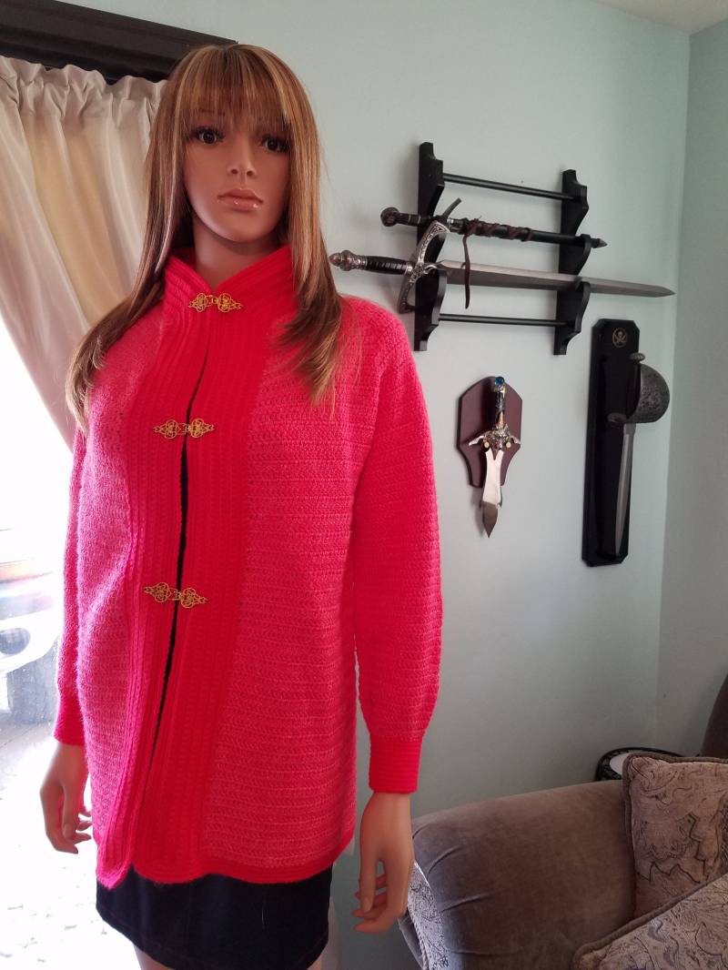 Flamme Von Hand Gehäkelte Jacke von LiminalStitches