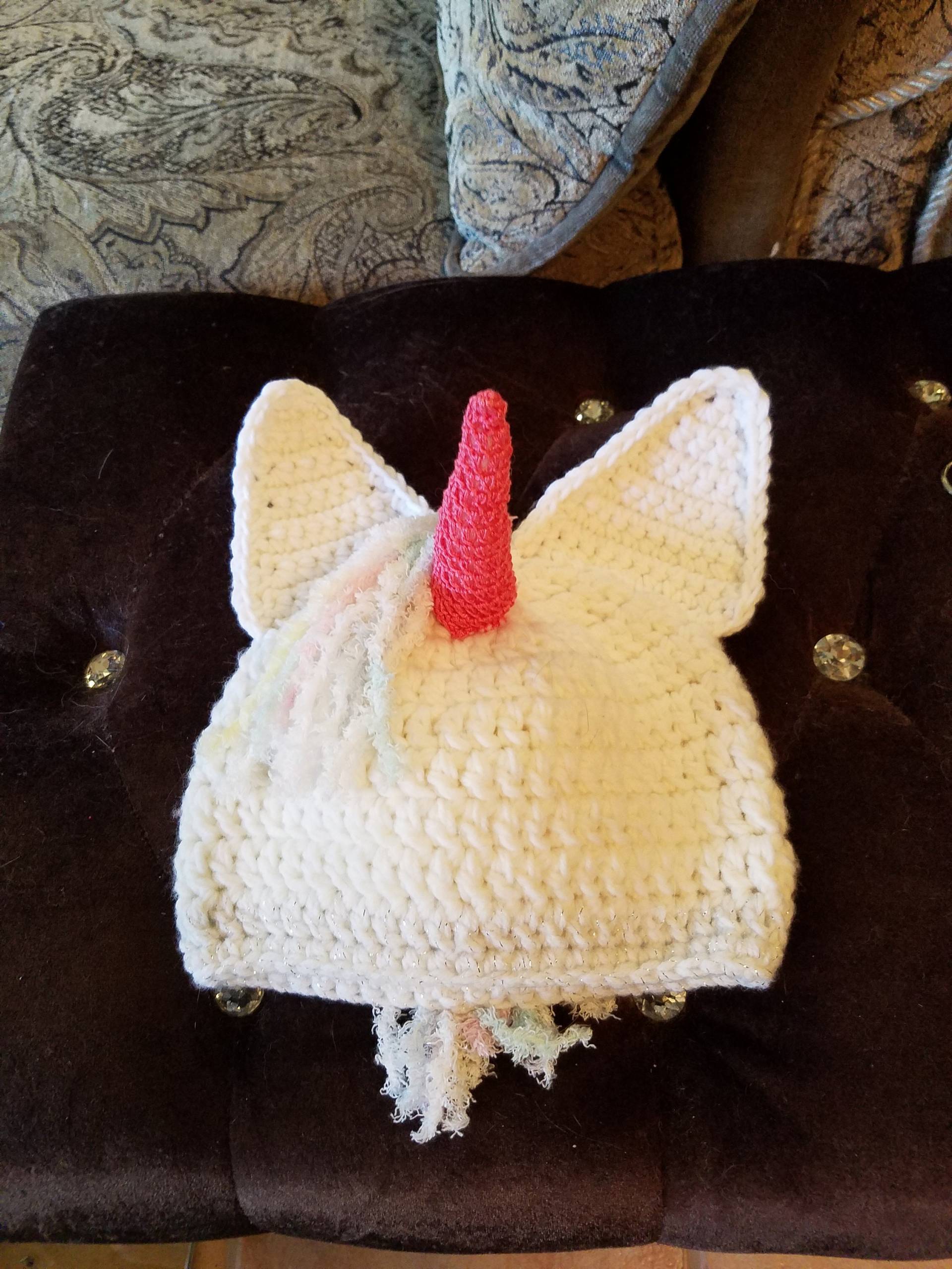 Kinder Von Hand Gehäkelte Einhorn Hut Mit Mähne Und Horn Kinder Von Hand Gehäkelte Einhorn Hut Mit Mähne Und Horn von LiminalStitches