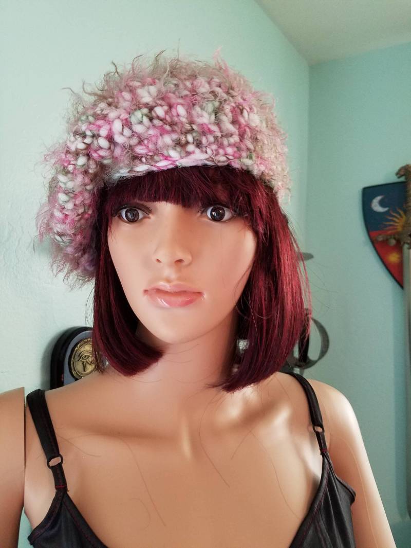 Rosa Und Grün Oder Lila Funkeln Beret von LiminalStitches