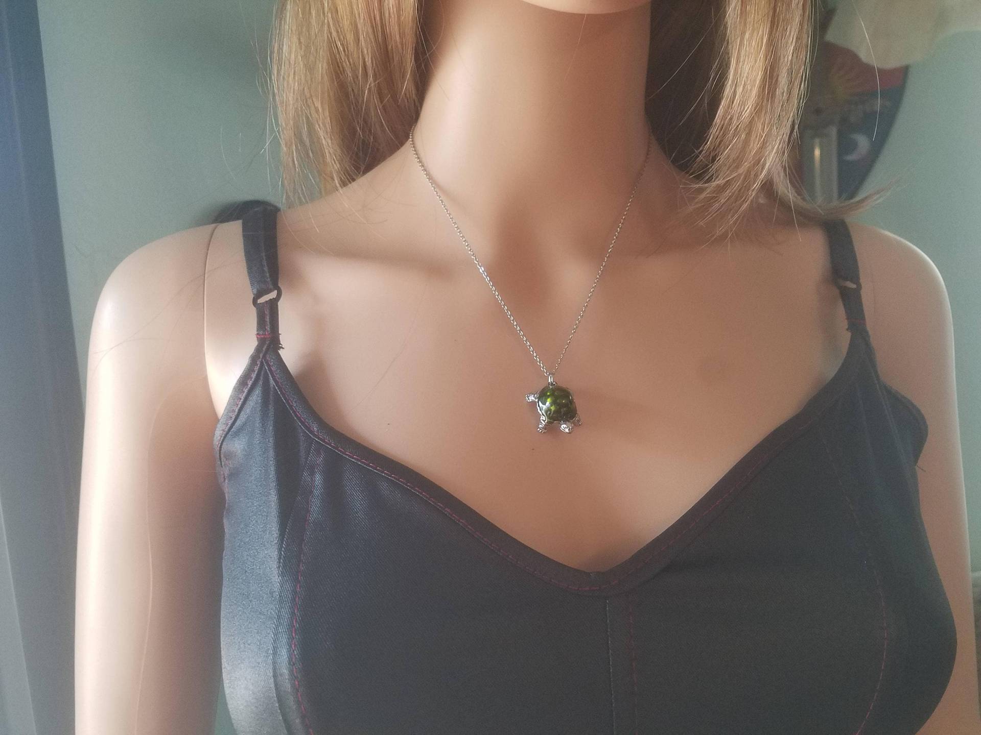 Schildkröte Anhänger Halskette Schildkröte Anhänger Halskette von LiminalStitches