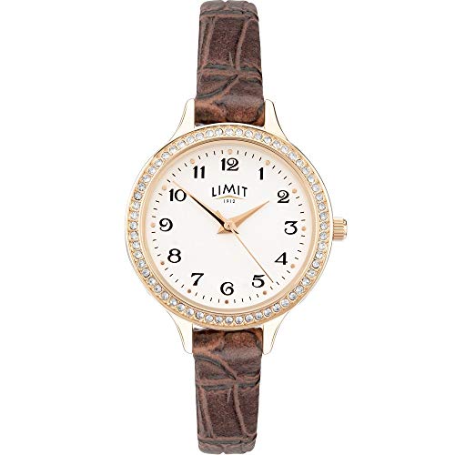 Limit Damen Analog Quarz Uhr mit PU Armband 6489.01 von Limit