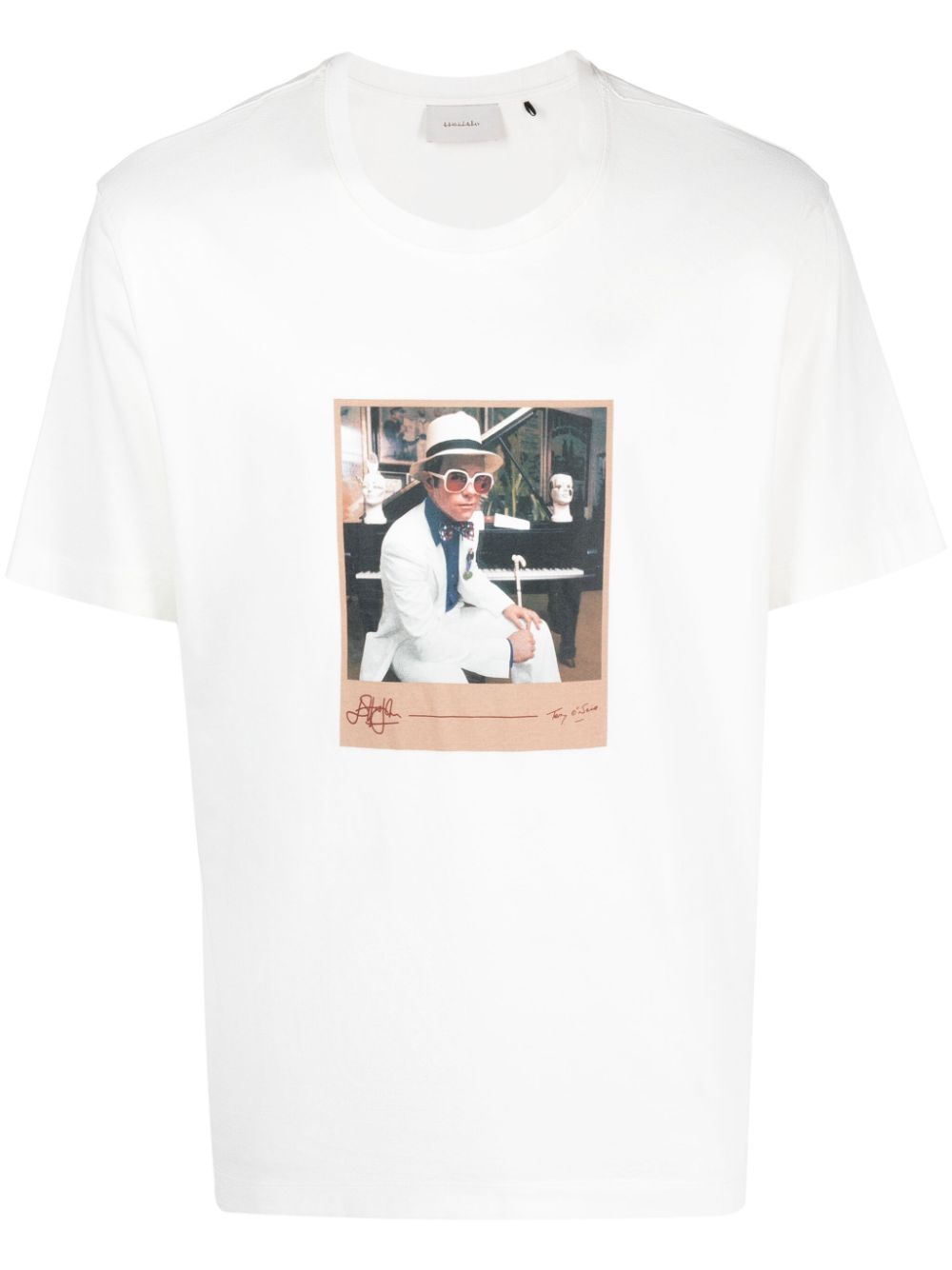 Limitato T-Shirt mit Foto-Print - Weiß von Limitato