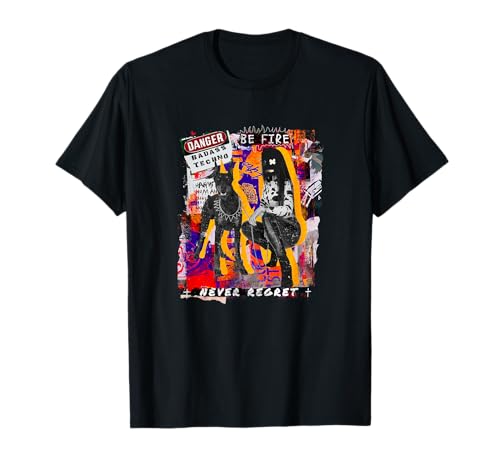 Techno Fire, Party Dobermann Hiphop Girl Raver T-Shirt Techno Fire, Party Dobermann Hiphop Girl Raver T-Shirt von Limited Dark Techno Company