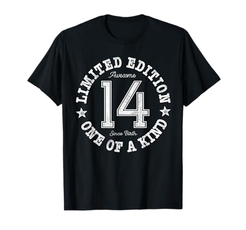 14 Limited Edition One of a Kind 14th Birthday 14-Year-Old T-Shirt 14 Limited Edition One of a Kind 14th Birthday 14-Year-Old T-Shirt von Limited Edition 14th Birthday Design